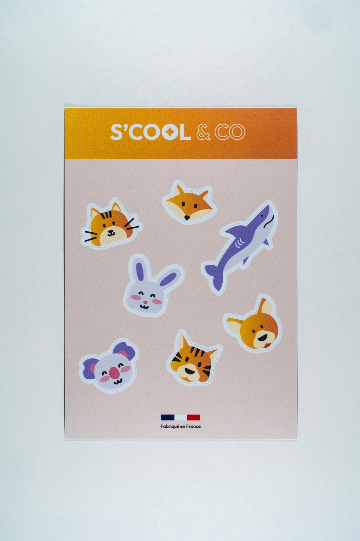 Planche de stickers Animals